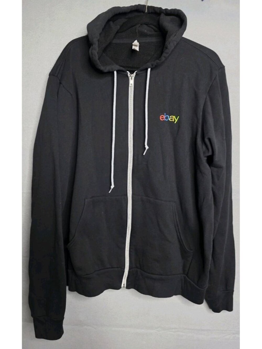 Vintage Ebay Hoodie Graphic Sweatshirt Black XXL - Picture 2 of 3